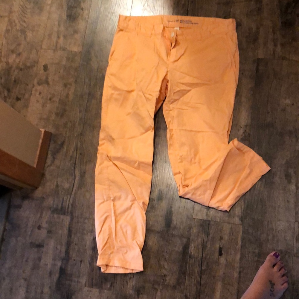 Orange khaki pants
